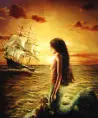 mermain and pirate ship