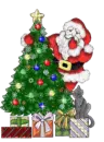 Santa and Chirstmas Tree