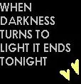 it ends tonight<3!