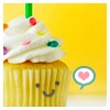 A happy cupcake