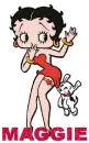 Betty Boop with Maggie