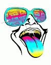 Colourful face