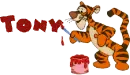 Tony Tigger painting
