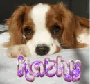 Cute Sad Puppy Tag - Kathy