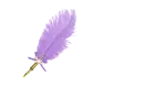 Sherri - Feather Pen Light Purple 