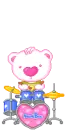 pink nose bear