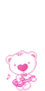 pink nose bear