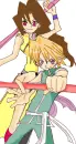 Sapphirea and Joey ninja training
