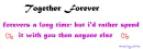 together forever