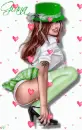 St. Patricks Day (with hearts)- Giana