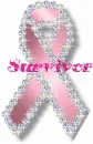 Breast Cancer Awareness Ribbon- Survivor