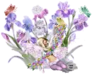 Floral Fairy with Orchids