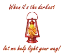 help light my way