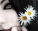 girl & flowers