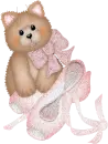 Cat w/ Ballet Slippers