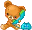 Teddy On Phone