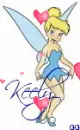Tinkerbell (blue with hearts)- Keely