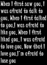Afraid to...
