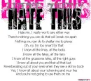 Hate This...