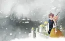 Couple Watching The Snow Together