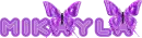 Mikayla purple butterflies