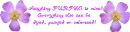PURPLE flowers