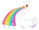 MAGICKAL Rainbow Swan!