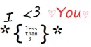 I <3 U
