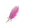 Melody - Feather Pen Dark Pink