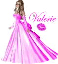 Woman in a pink dress