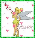 Tinkerbell (with floating hearts)- Jessica