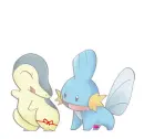 Mudkip(Sapphirea) and Cyndaquil(Joey)
