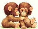monkeys playing with stars