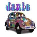 vw hippie bug