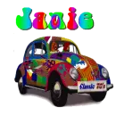 vw hippie bug