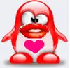 kiss penguin
