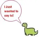 Dino Dude I just wanted to say hi