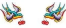 birds with cherries