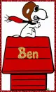 Snoopy Flying Dog House- Ben