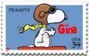 Snoopy Stamp- Gina