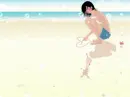 girl in the beach