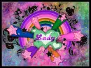 rainbow stars heart