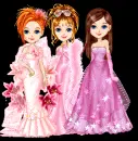 Girls having fun