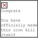 Suicidal Icon