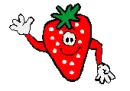 Strawberry says bye.