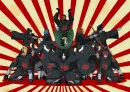 the akatsuki's awesome pose!!! i love this pic!!!!!!!!!!