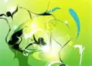  green abstract