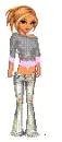 gray and pink