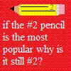 #2 pencil