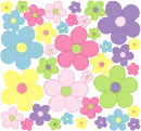 Groovy Flowers Background